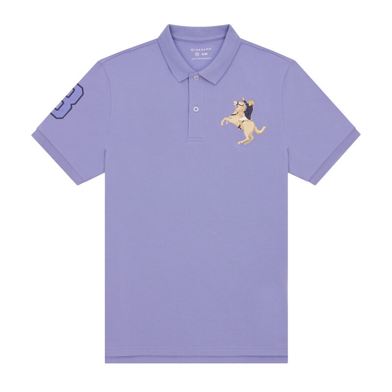 GIORDANO เสื้อโปโลผู้ชาย Men's Tapered Polo 01013210
