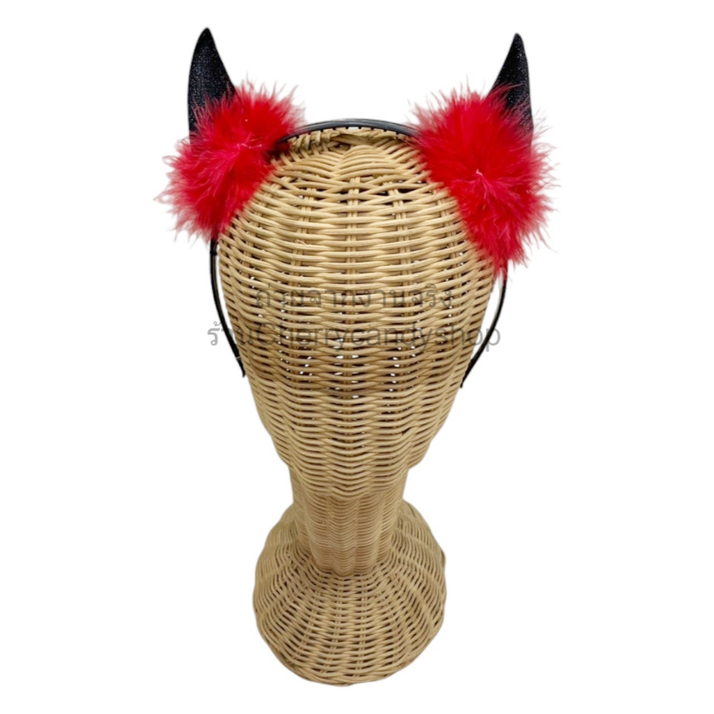 ที่คาดผมปีศาจ เขาปีศาจงานฮาโลวีน Devil headband, devil horns 🚚ด่วนมีส่งGrabค่า