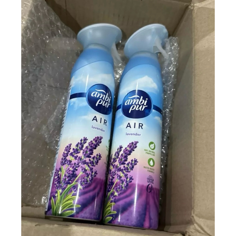 สเปรย์ปรับอากาศ AMBIPUR 275ml LAVENDER แพ็คเกจใหม่ กลิ่นไม่เหมือนเดิม