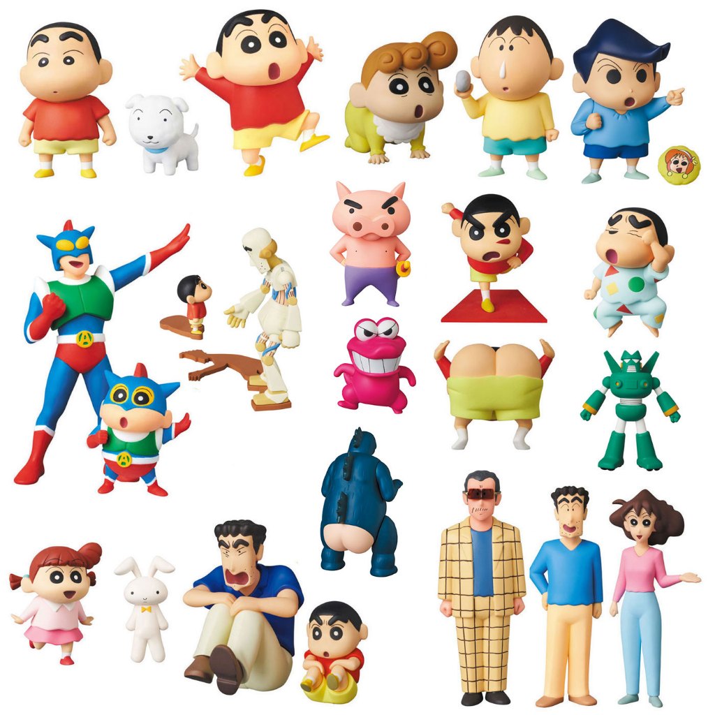 **ของแท้ พร้อมส่ง** UDF Crayon Shin-chan ชินจังจอมแก่น ชินจัง เนเน่ ฮิโรชิ มิซาเอะ