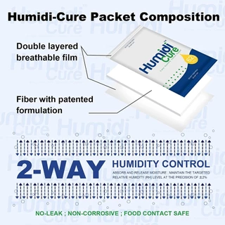 HumidiCure 62% RH แผ่นบ่มสมุนไพร ล็อคกลิ่น รักษา Terpene กันเชื้อรา (ไฟเบอร์ ไม่ใช่เจล)