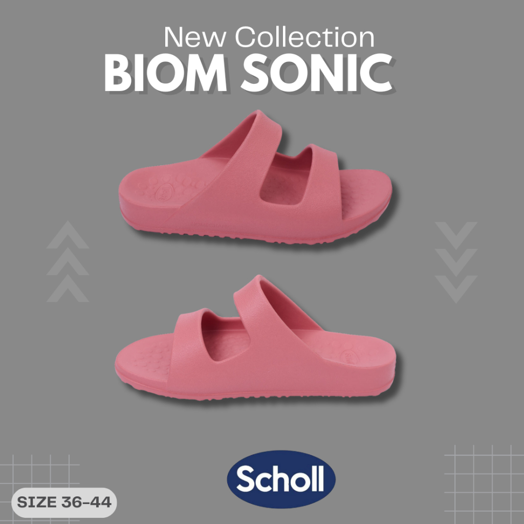 รองเท้าแตะเพื่อสุขภาพ ทั้งหญิงและชาย Unisex สกอลล์ แบบสวม รุ่น Biom Sonic B415 ไซส์ 36-44