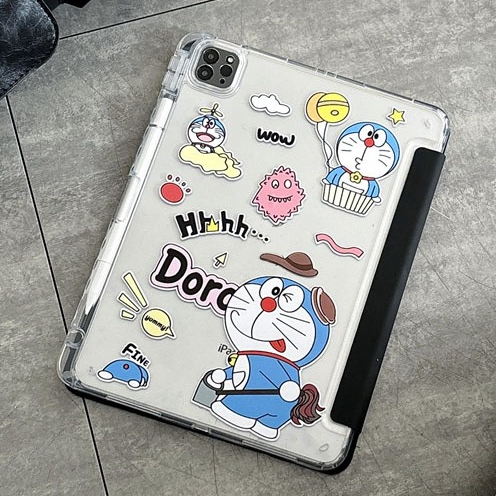 ⭐24 ชั่วโมงส่ง⭐Doraemon การ์ตูน เคส for iPad 2025 11 air6 gen10 2024 pro เคสไอแพด air4 5 10.9 gen9 Case พร้อมถาดใส่ปากกา