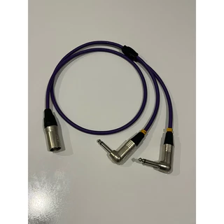 สายy xlrผู้1-ts L/R วายแบบstereo/แบบโมโน เสียบช่องsterreoเท่านั้น สเตอริโอของDynacomหัวของLidge