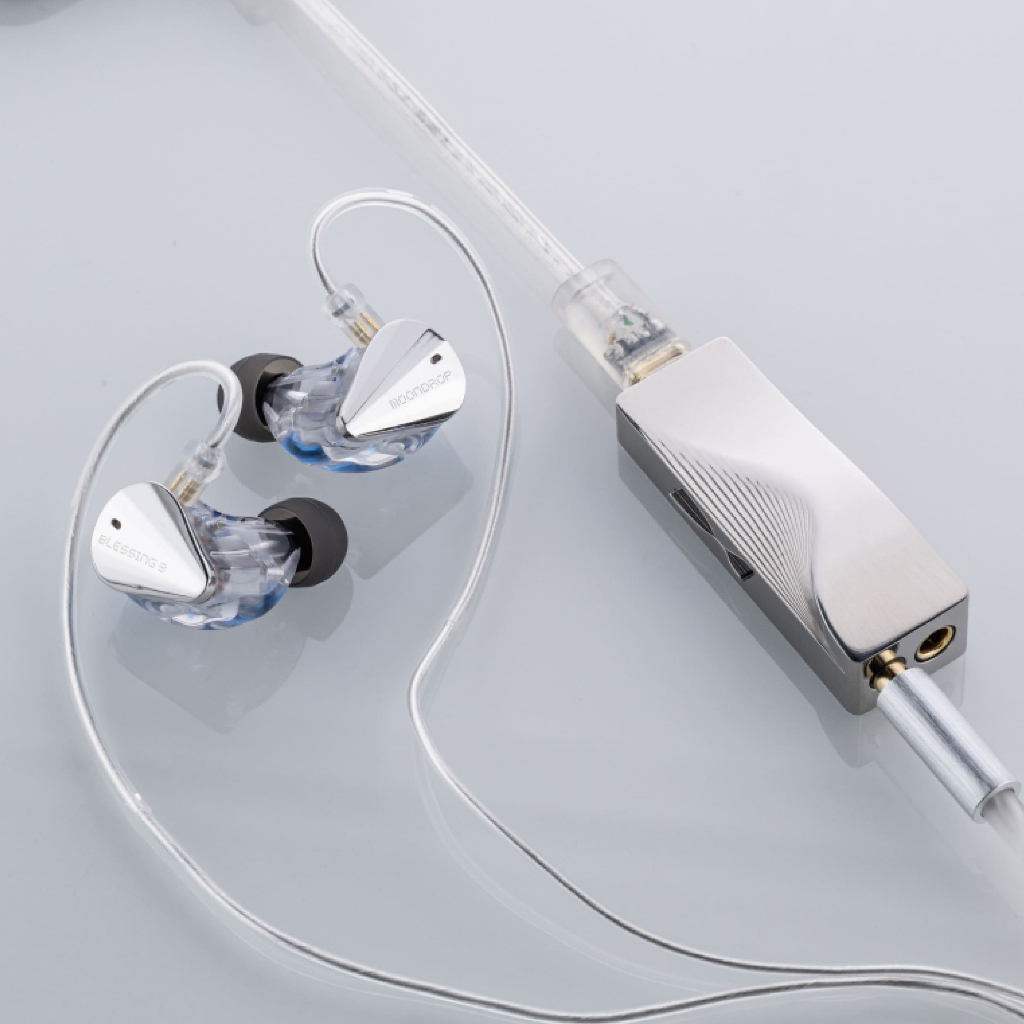 MoonDrop Moonriver 2 TI Portable USB DAC/Amp Silver แอมป์พกพา