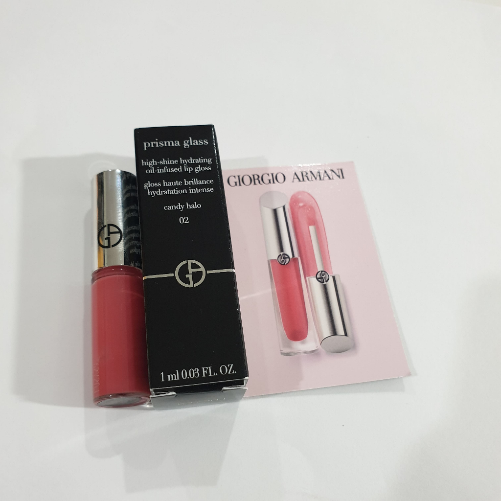 ของแท้100%_Giorgio Armani Silver Cover Prisma Glass Lip Gloss ขนาด 1ml. #02