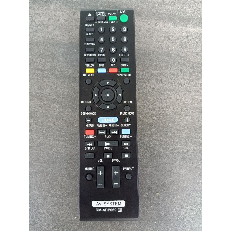 รีโมทSony bluray Home Theater ใช้กับเครื่องเล่นบลูเรย์ รุ่นBDV-E380,BDV-EF200,HBD-E370 HBD-E970W HBD-E670W