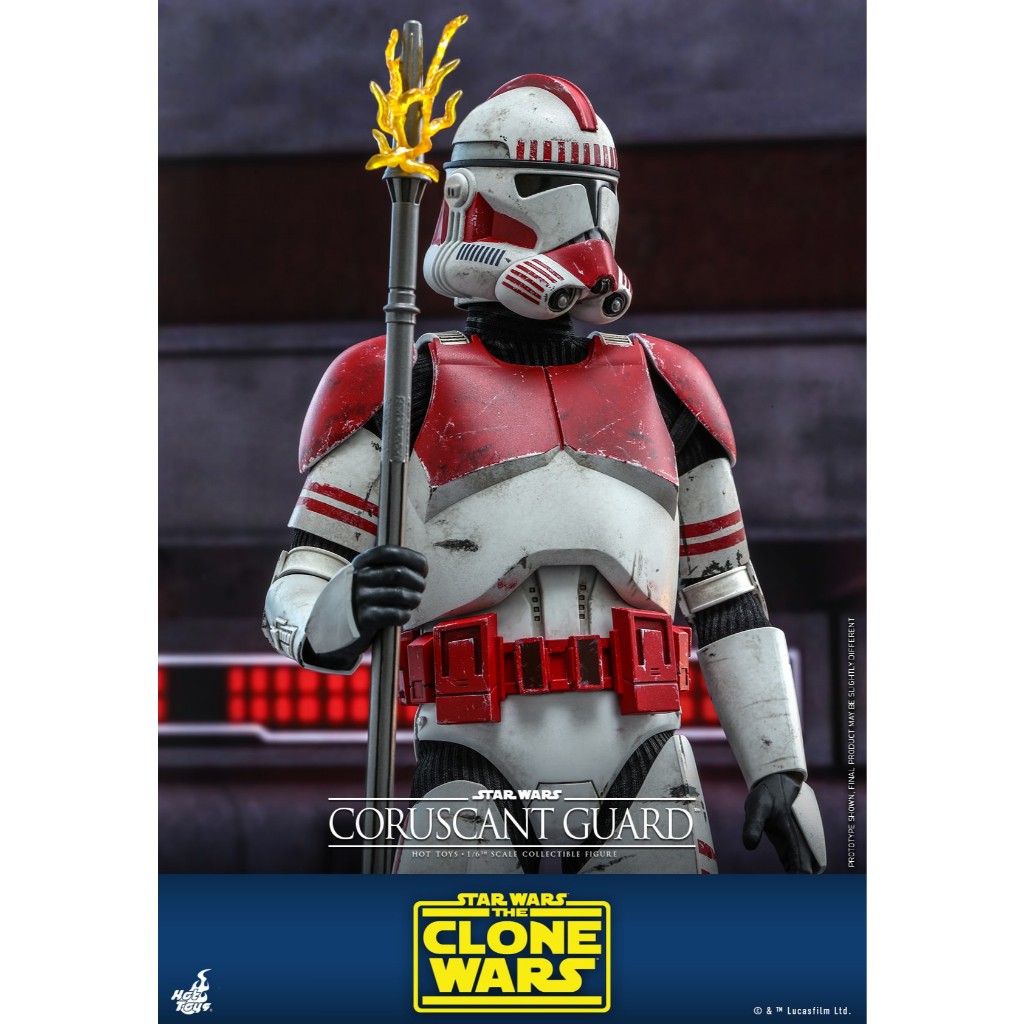 Hot Toys TMS 25 Star Wars : The Clone Wars – Coruscant Guard
