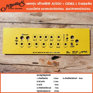 เพลท ปรีไมค์BW AUDIO ใช้คู่กับแอมป์จิ๋วรุ่นต่างๆ ขนาดแผ่น30x…