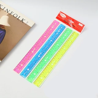 📏🔥ไม้บรรทัดสี30cm🔥ฉลุ อักษรอังกฤษABC📌คละสี✔️พร้อมส่งในไทย เครื่องเขียน เสริมทักษะ