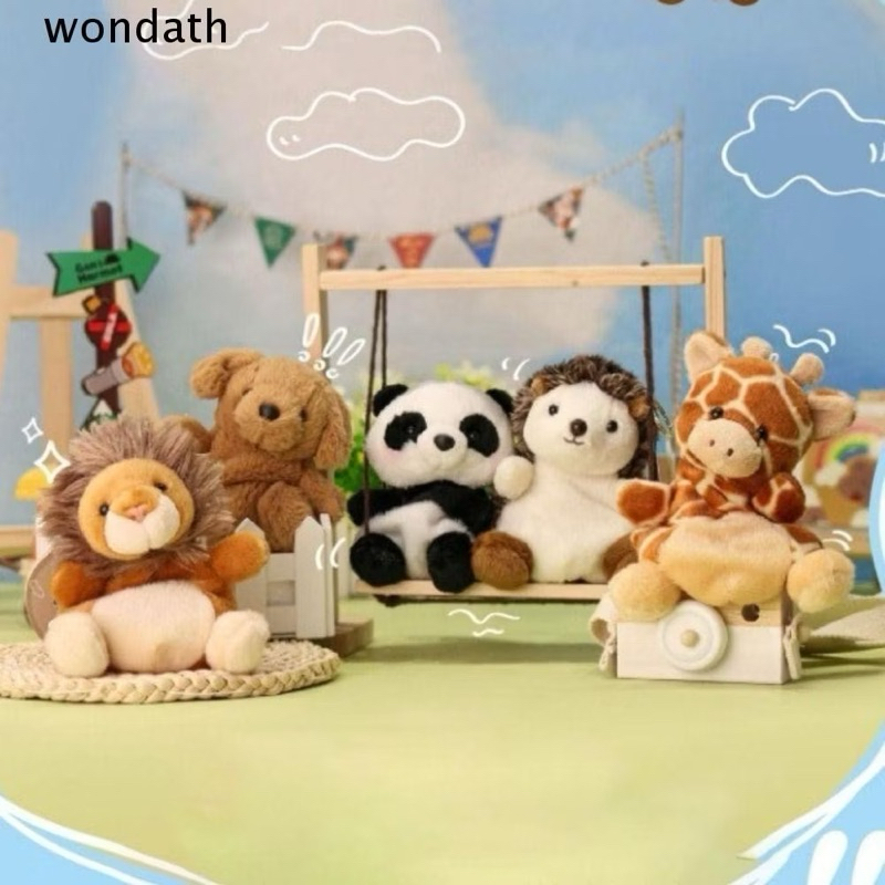 ตุ๊กตาสัตว์, แพนด้าสิงโตสุนัขยีราฟตุ๊กตาตุ๊กตาตุ๊กตาพวงกุญแจ, พวงกุญแจการ์ตูน Happy Zoo จี้กระเป๋าน่ารัก