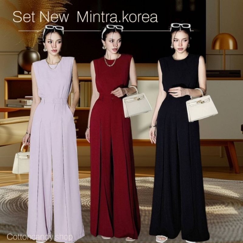#COTTON CANDY set ขายาวมินตรา New Mintra.korea set