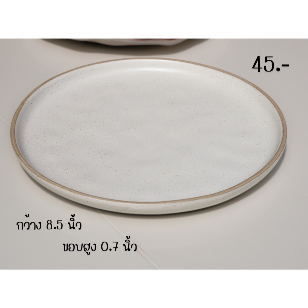 จานแบ่งจานข้าวกว้าง8.5นิ้ว