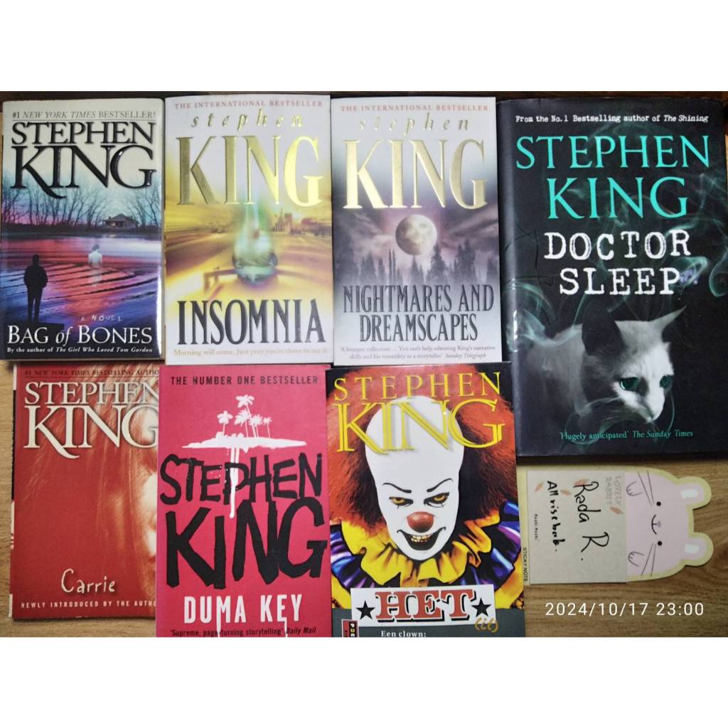 Thriller Novels by Stephen KING #TheDarkTower #2ndHand #UsedBooks #นิยายภาษาอังกฤษ #มือสอง #สตีเฟ่นคิง #สยองขวัญ