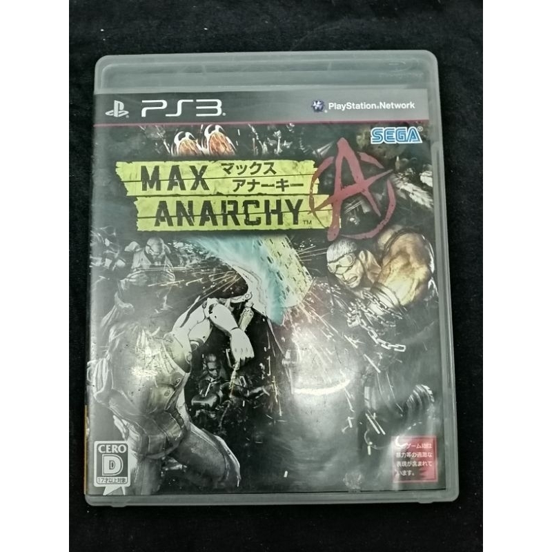 Max anarchy PS3 แผ่น​เกมส์​PS3​