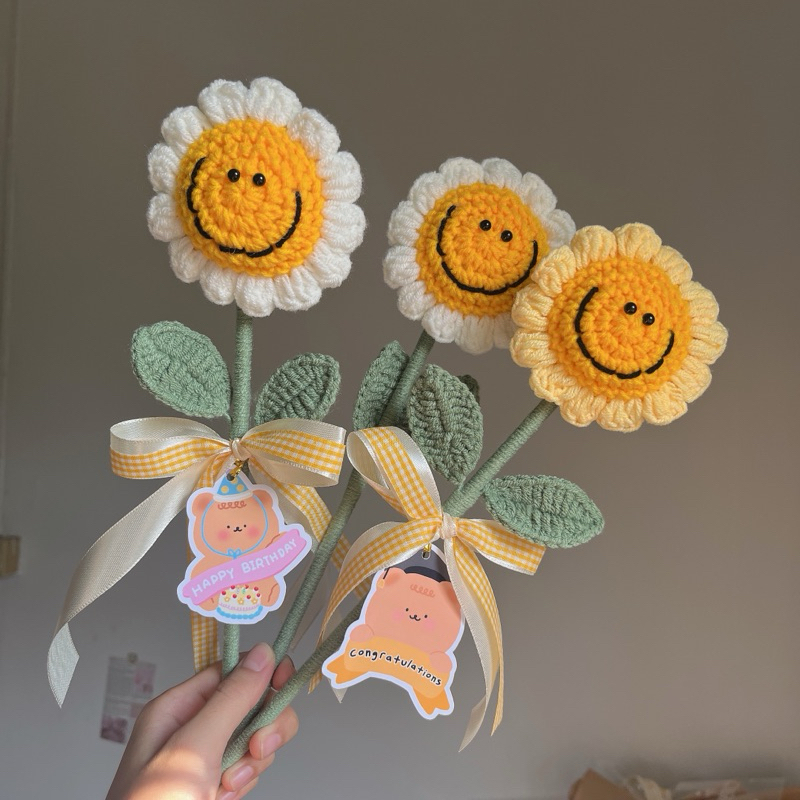 🌻ดอกทานตะวันถักโครเชต์ รุ่น SunLover น่ารักมากกกก ✨By NewKwan Studio