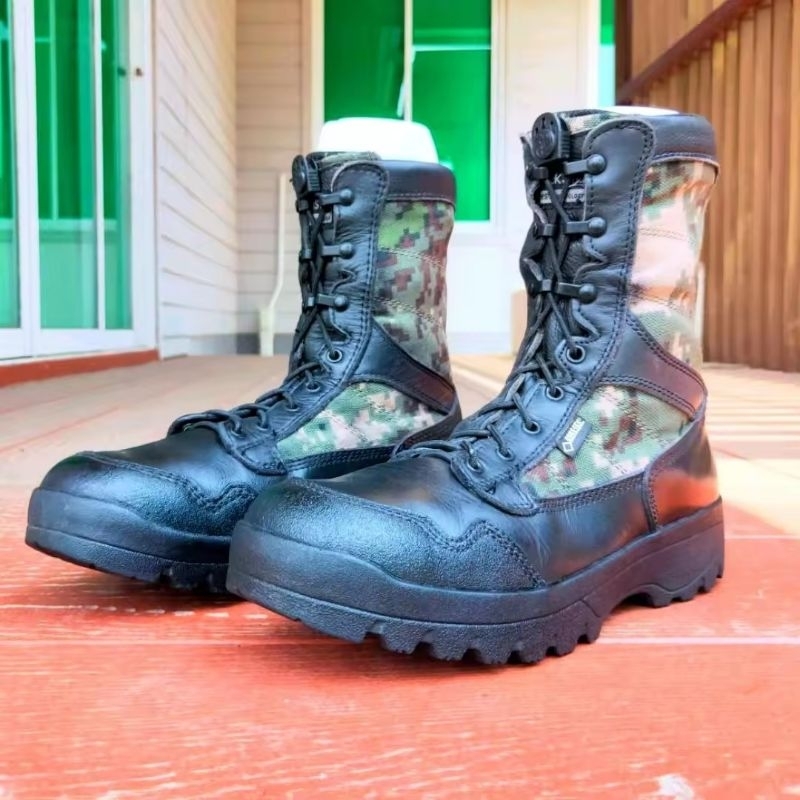 คอมแบท Gore-tex ลายพราง รองเท้าทหาร อส.ตำรวจ รด.งานป่าไม้ คอมแบทราคาถูก ร้องเท้าทหารราคทถูก