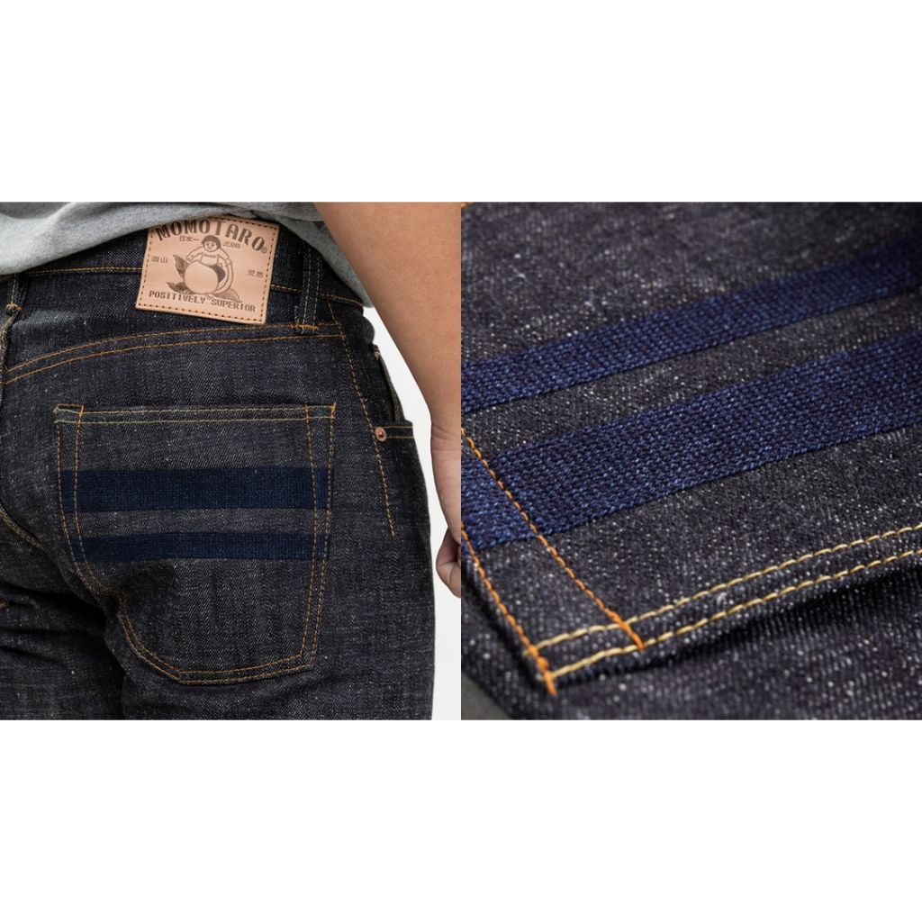 ปรับลง เหลือ 2size #เอวจริง32,33 Momotaro Jeans 0306-82IE Limited กระบอกเล็ก ริมชมพู 16oz เป็นของใหม่ครับ