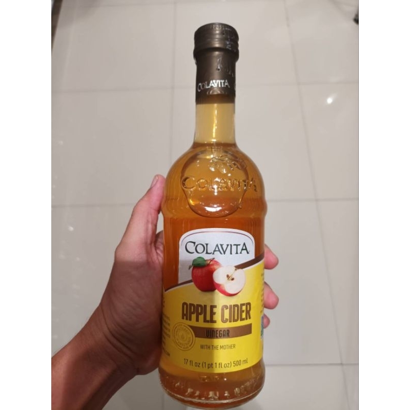 Colavita Apple Cider Vinegar 500ml.น้ำส้มสายชูหมักจากแอปเปิ้ล 100%  500มล.