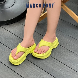 Marco Pony รองเท้าส้นสูงผู้หญิง แฟชั่น รองเท้าแตะคีบ แฟชั่นฤดูร้อน กันลื่นและทนทาน วัสดุ EVA รองเท้าแตะฤดูร้อน MH9023