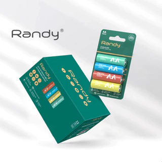 Randy Alkaline Manganese Battery ถ่านอัลคาไลน์ ถ่านไฟฉาย แมงกานีส AA AAA Dแบตเตอรี่ ถ่านความจุสูง