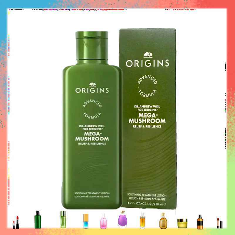สูตรใหม่ Origins Mega-Mushroom Relief &Resilience Soothing Treatment Toner บรรเทาอาการผิวแดงและแพ้ง่าย