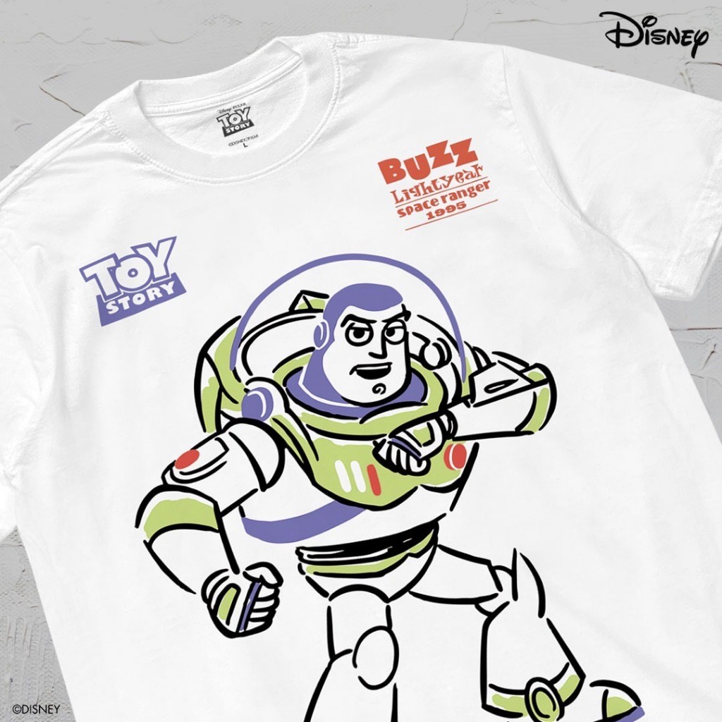 Power 7 Shop เสื้อยืดการ์ตูน Toy Story ลาย "Buzz รูปที่ 2
