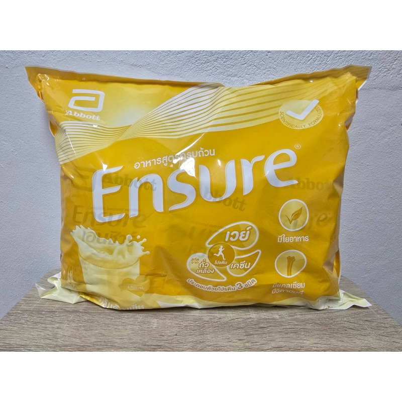 [สินค้าพร้อมส่ง] Ensure กลิ่นธัญพืช ถุงเติม แบ่งขาย ถุงละ 400g ของแท้สั่งตรงจากบริษัท