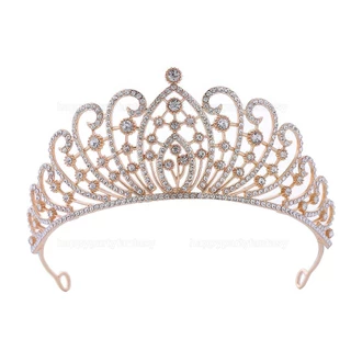 มงกุฏเพชร มงกุฏนางงาม มงกุฎเจ้าสาว tiara เครื่องประดับผม ที่คาดผมเจ้าสาว เจ้าหญิง