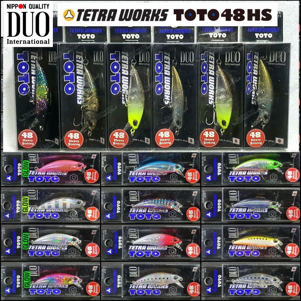 DUO Tetra works TOTO 48HS 4.3g. เหยื่อปลอม ดูโอ้ ของแท้ 100% เหยื่อตกปลา