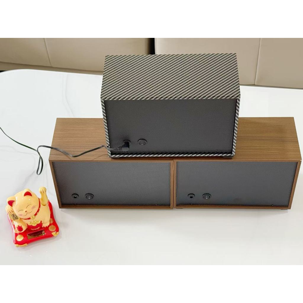 *พร้อมส่ง*ไฟLED กล่องหมุนนาฬิกา 2 เรือน(วอลนัทสีดำไม้) Watch Winder กล่องนาฬิกา กล่องหมุนนาฬิกาอัตโนมัติ ห้าเกียร์ปรับได