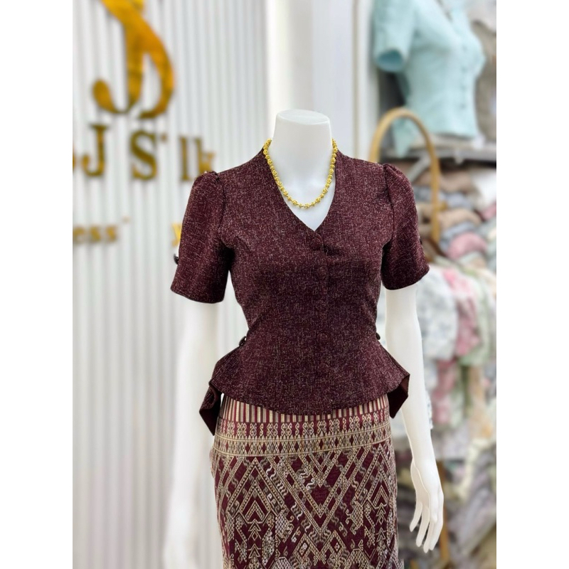 ผ้าฝ้าย ใส่ไปทำบุญ พร้อมส่ง