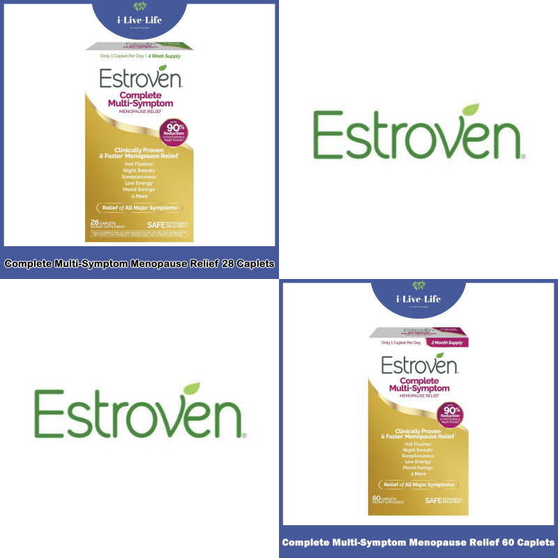 Estroven - Complete Multi-Symptom Menopause Relief 28 or 60 Caplets อาหารเสริมสำหรับ วัยทอง