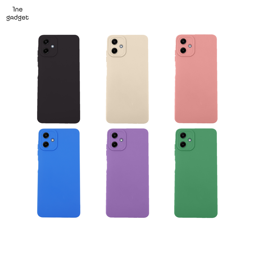 เคส สำหรับ Samsung Galaxy A06 เคสซิลิโคนนิ่ม กันกล้อง สีพาสเทล TPU หนา