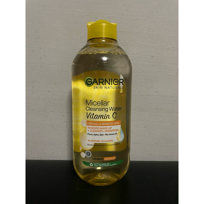 ของใหม่* Ganier Micellar Cleansing Water Vit C 400ml. exp 09/26