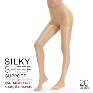 CHERILON Silky Sheer Glamour Tights เชอรีล่อน ถุงน่อง ถุงน่องมันวาว ขาสวยมีออร่า เสริมลุคให้ดูหรูหรามีเสน่ห์ CLL-HPSM01