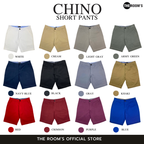 THE ROOM'S - เดอะรูม กางเกงขาสั้น ชีโน่ (Set All 20 Colors)