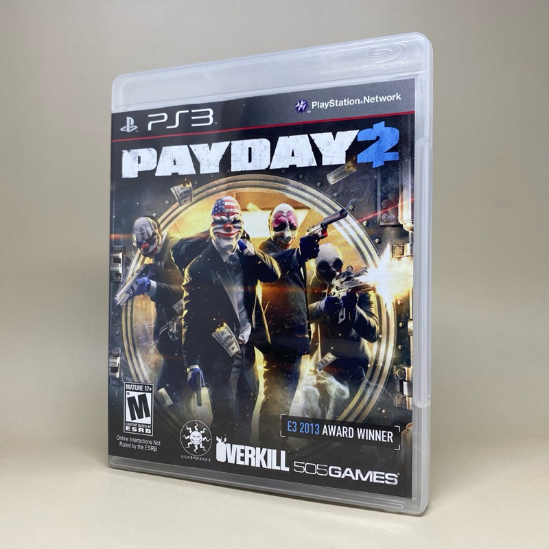 PAYDAY 2 (PS3) | PlayStation 3 | แผ่นแท้เกมเพลสเตชั่นสาม | Zone 1 USA | English | ใช้งานปกติ