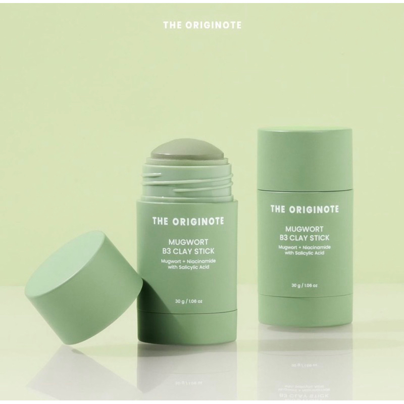 The Originote Mugwort B3 Clay Stick Mask มาสก์หน้าจิงจูฉ่าย ช่วยรักษาสิว และช่วยให้ผิวกระชับ
