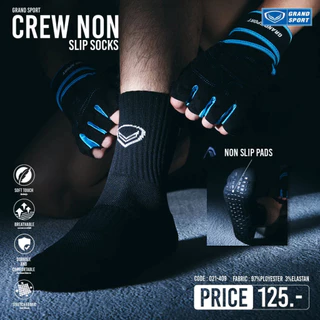 GRAND SPORT ถุงเท้ากีฬาข้อสั้น (NONSLIP) รหัส : 021409