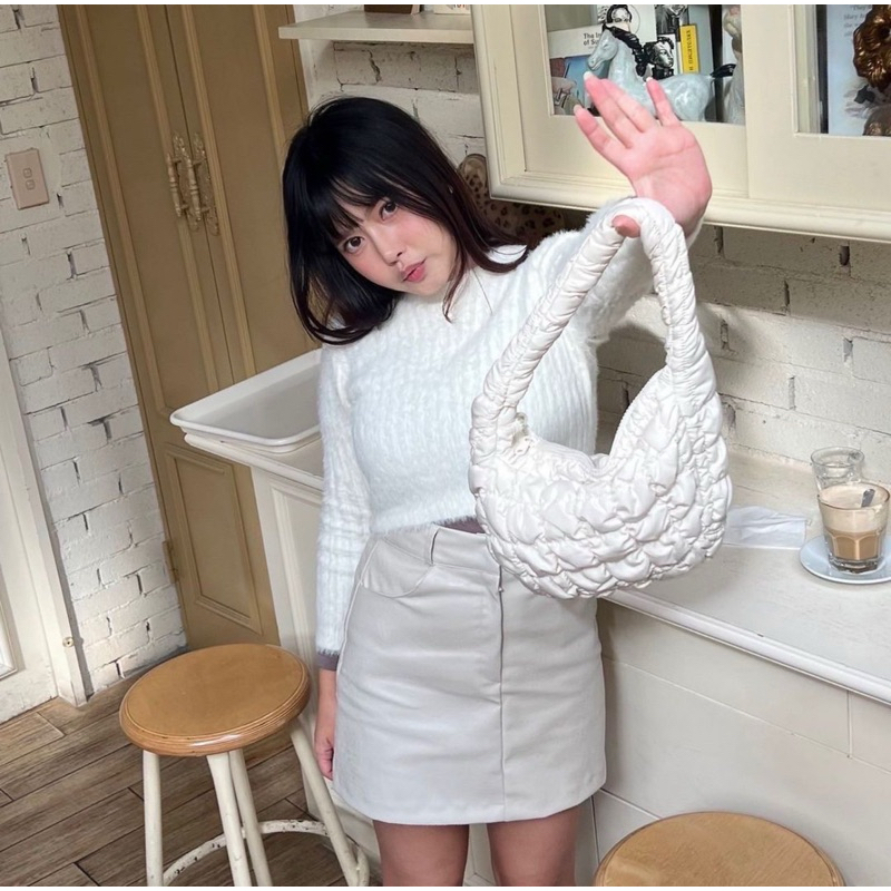 กระเป๋าก้อนเมฆ แบรนด์เกาหลี Shoopen Soft Quliting Bag