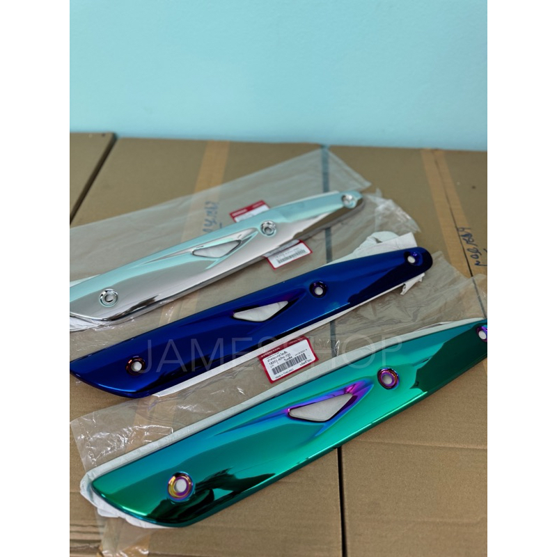 🔻แท้เบิกศูนย์🔻กันร้อนท่อ​ Wave​125 บังท่อ Wave125 R,S,I.  กันร้อนท่อเเท้ไดร์สี งานน้าคม
