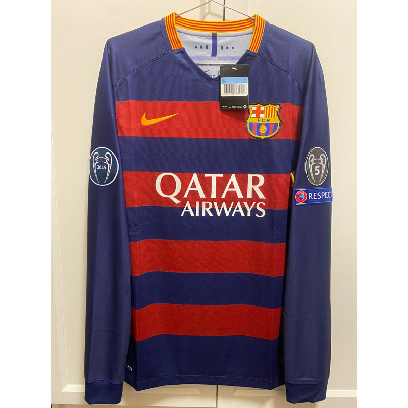 เสื้อบอล Barcelona 2015/16 เกรดplayer issue หลังMessi10 ป้ายห้อย