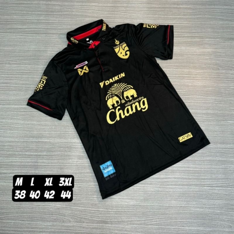 เสื้อฟุตบอล เสื้อโปโล ไซส์มาตรฐาน M L XL ทรงตรง ผ้าโพลีอีสเตอร์ สกรีนแน่น ไม่ลอก ไม่ตกสี ใส่ได้ทั้งหญิงและชาย