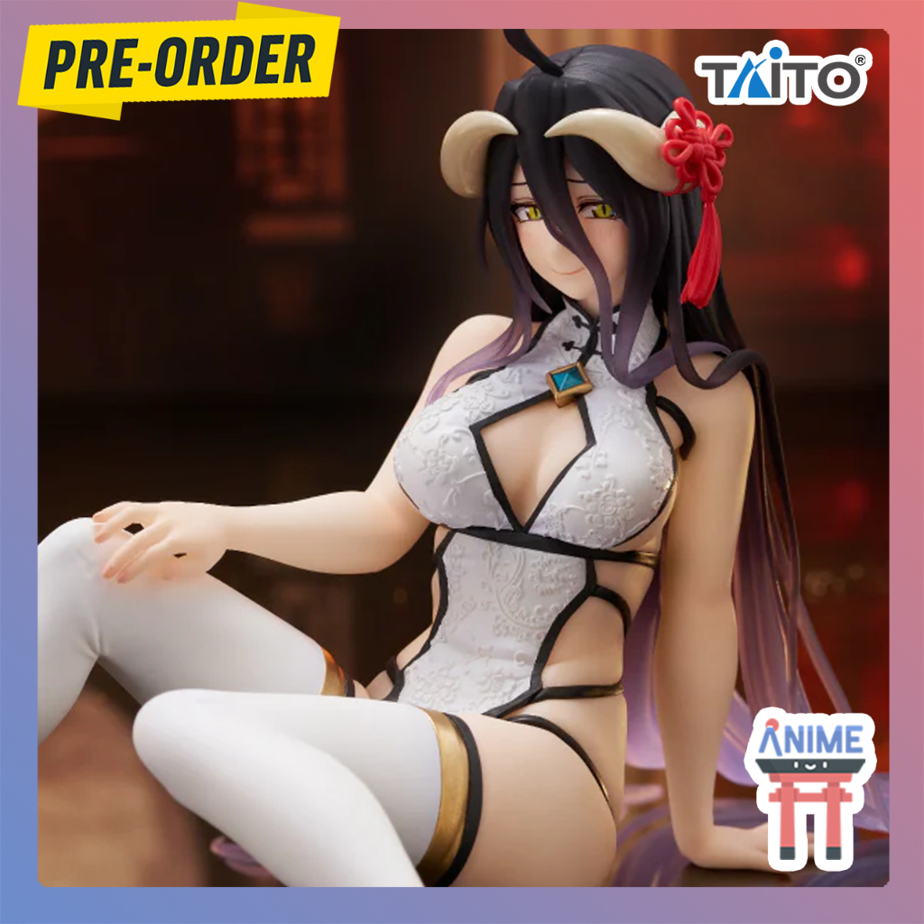 [พร้อมส่ง] Overlord - Albedo - Desktop Cute - China Dress ver. Figure (Taito) ฟิกเกอร์ โอเวอร์ลอร์ด อัลเบโด้