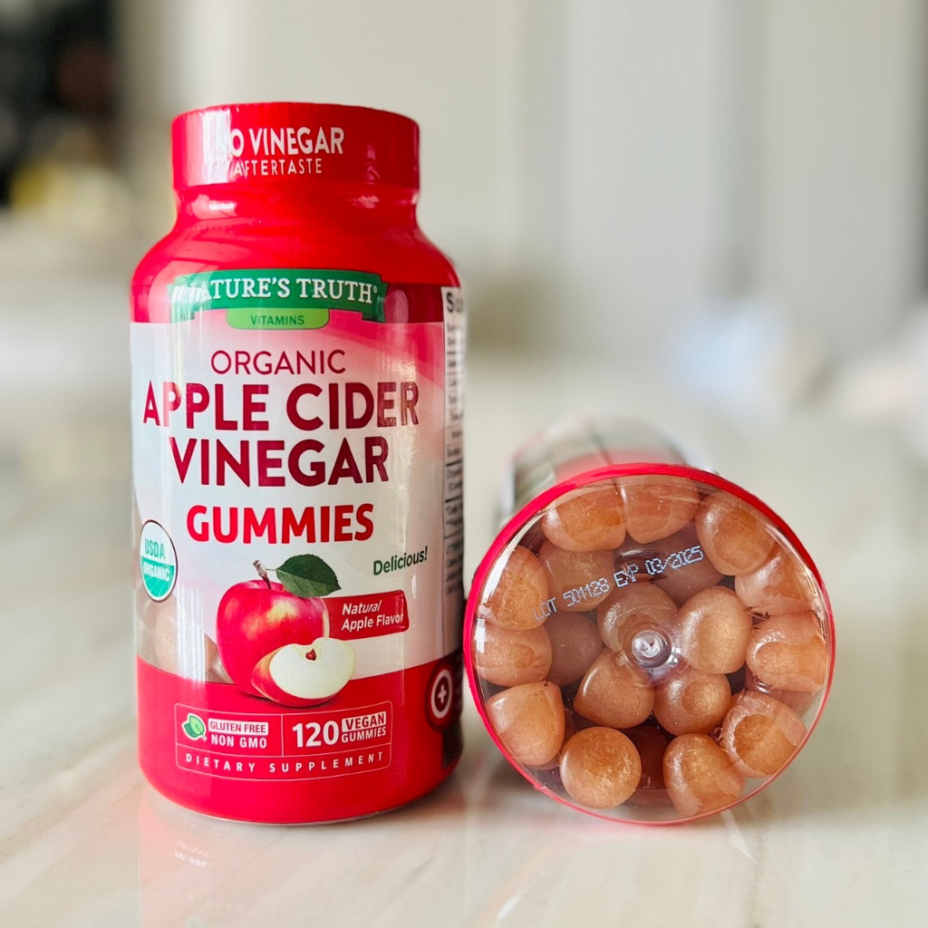 Exp 03/25 Nature's Truth ORGANIC Apple Cider Vinegar 120 Gummies รุ่นออแกนิค