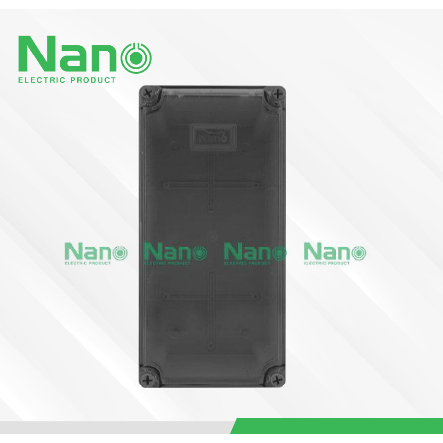 กล่อง กล่องกันน้ำ พลาสติก NANO 203CB 203CW ฝาใส - รูปที่ 3