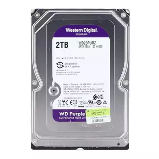 2 TB 3.5 INCH HDD (ฮาร์ดดิสก์ 3.5 นิ้ว) WD PURPLE - SATA3 (WD23PURZ)