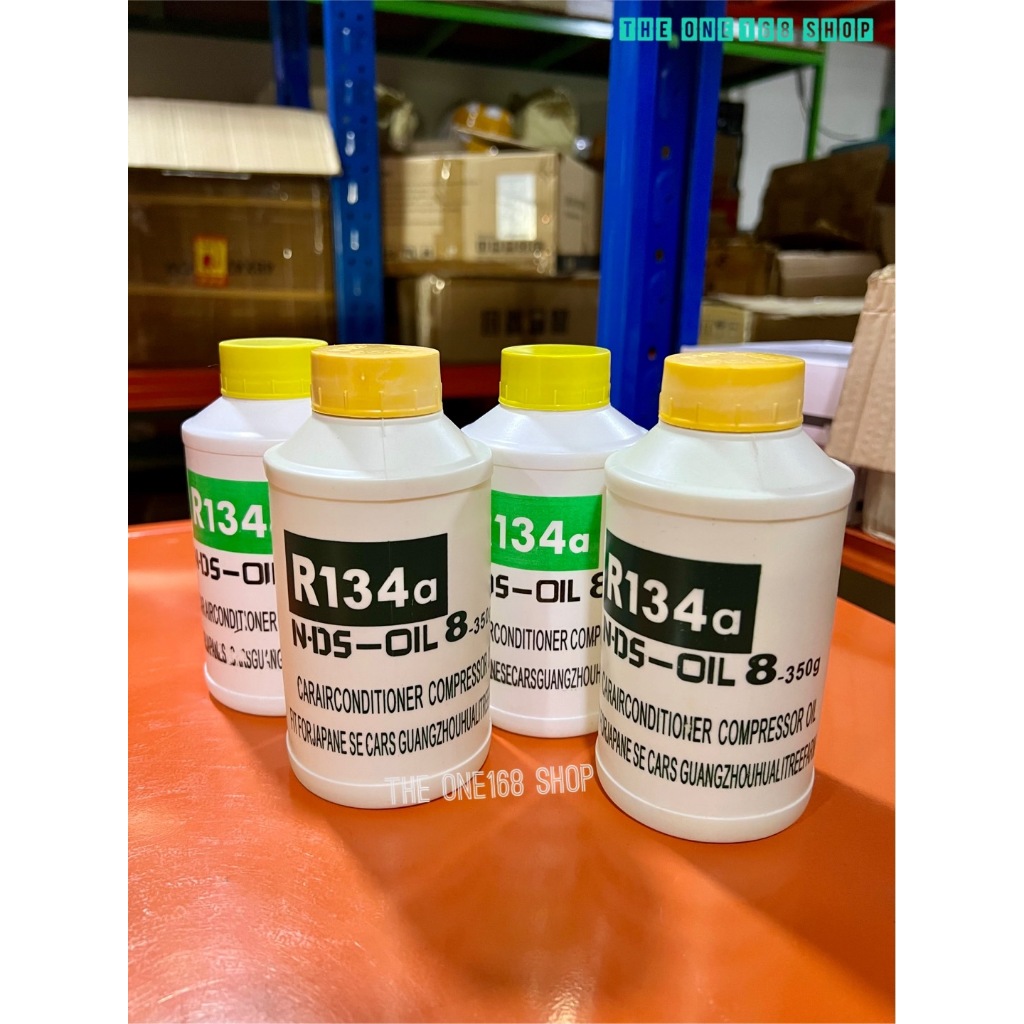 น้ำมันคอมเพรสเซอร์แอร์ NDS-Oil 8 / น้ำมัน R-134a สำหรับเครื่องปรับอากาศรถยนต์ 350g.