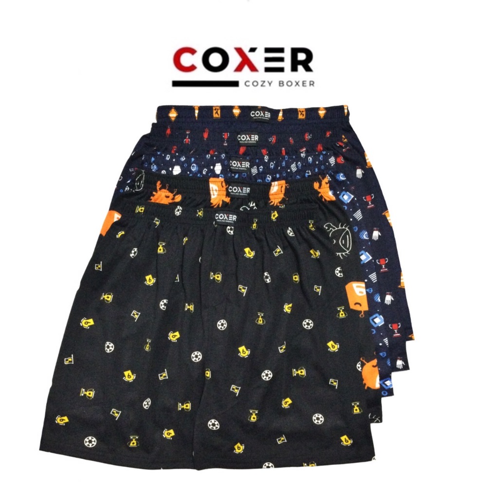 [comon.th] COXER Boxer New Collection บ๊อกเซอร์ ลายสวย ผ้านิ่ม ใส่สบาย
